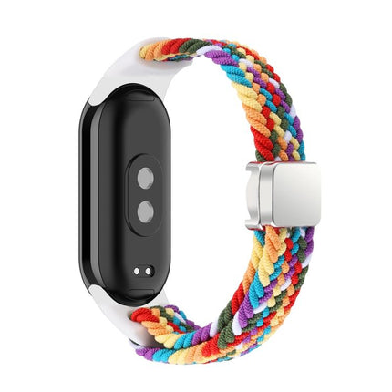 xDfind Nylon Braided Loop Magnetic Buckle Watch Band, For Xiaomi Smart Band 10 / 9 / 8