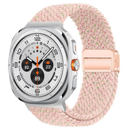 xDfind Magnetic Buckle Nylon Braid Loop Watch Band, For Samsung Galaxy Watch Ultra / Ultra 2025, For Samsung Galaxy Watch8 / Watch8 Classic