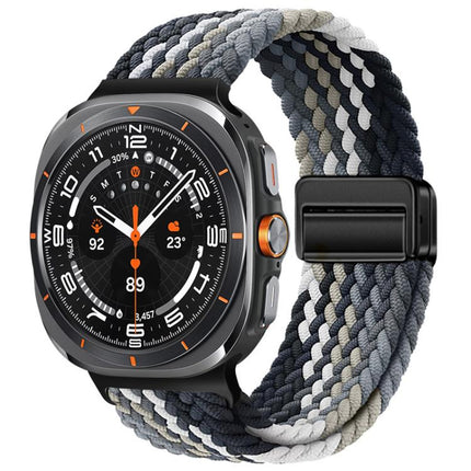 xDfind Magnetic Buckle Nylon Braid Loop Watch Band, For Samsung Galaxy Watch Ultra / Ultra 2025, For Samsung Galaxy Watch8 / Watch8 Classic