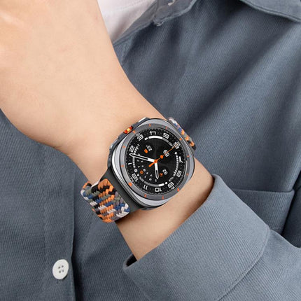 xDfind Magnetic Buckle Nylon Braid Loop Watch Band, For Samsung Galaxy Watch Ultra / Ultra 2025, For Samsung Galaxy Watch8 / Watch8 Classic