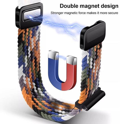 xDfind Magnetic Buckle Nylon Braid Loop Watch Band, For Xiaomi Band 9 Pro/8 Pro/Redmi Watch6/5/4