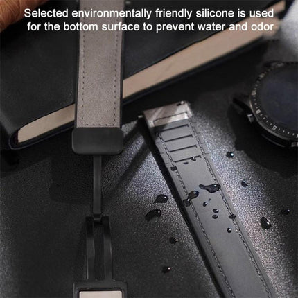 xDfind Crazy Horse Pattern Silicone Skin Magnetic Buckle Watch Band, For Amazfit T-Rex 3