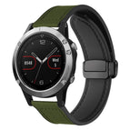 For Garmin Fenix 8 / 7 / 6 / 5 22mm / Army Green