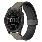 For Garmin Fenix 8 / 7X / 6X / 5X 26mm / Taupe