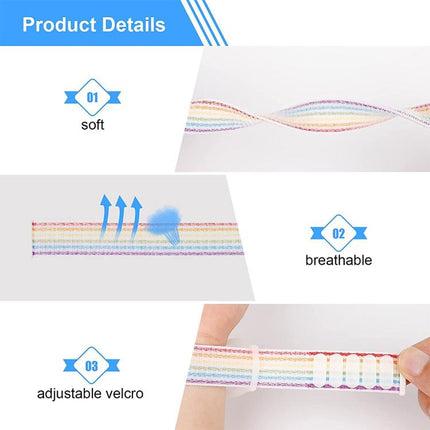 xDfind Nylon Loop Watch Band Style Anti-lost Tracker Protective Cover, For AirTag 2nd Gen / AirTag 1st Gen