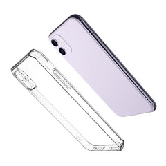 Straight Edge Square Corners Transparent TPU Soft Case, For iPhone 12 mini, For iPhone 12, For iPhone 12 Pro Max, For iPhone 11 Pro, For iPhone 11, For iPhone 11 Pro Max