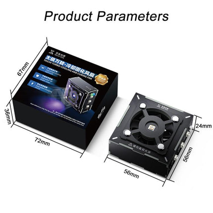 Mega-Idea 2 in 1 Three-speed Adjustment UV Curing Cooling Fan