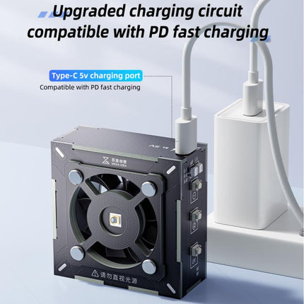 Mega-Idea 2 in 1 Three-speed Adjustment UV Curing Cooling Fan
