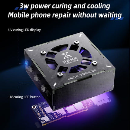 Mega-Idea 2 in 1 Three-speed Adjustment UV Curing Cooling Fan
