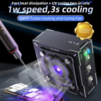 Mega-Idea 2 in 1 Three-speed Adjustment UV Curing Cooling Fan