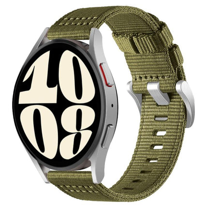 xDfind Two-section Nylon Watch Band, For Galaxy Watch Ultra2 2026 / 2025 / 1 2024, For Galaxy Watch9 / 8 / 8 Classic, For Samsung Galaxy Watch 7 / 6 / 5 / FE