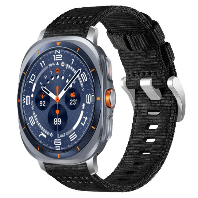 xDfind Two-section Nylon Watch Band, For Galaxy Watch Ultra2 2026 / 2025 / 1 2024, For Galaxy Watch9 / 8 / 8 Classic, For Samsung Galaxy Watch 7 / 6 / 5 / FE