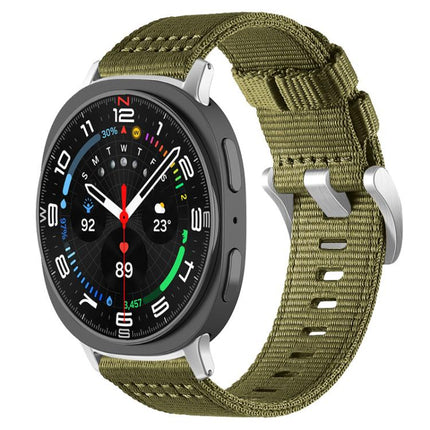 xDfind Two-section Nylon Watch Band, For Galaxy Watch Ultra2 2026 / 2025 / 1 2024, For Galaxy Watch9 / 8 / 8 Classic, For Samsung Galaxy Watch 7 / 6 / 5 / FE