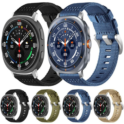 xDfind Two-section Nylon Watch Band, For Galaxy Watch Ultra2 2026 / 2025 / 1 2024, For Galaxy Watch9 / 8 / 8 Classic, For Samsung Galaxy Watch 7 / 6 / 5 / FE