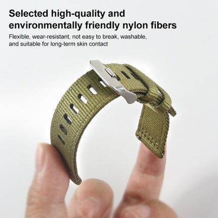 xDfind Two-section Nylon Watch Band, For Galaxy Watch Ultra2 2026 / 2025 / 1 2024, For Galaxy Watch9 / 8 / 8 Classic, For Samsung Galaxy Watch 7 / 6 / 5 / FE