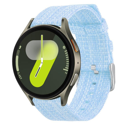 xDfind Nylon Canvas Watch Band, For Galaxy Watch Ultra2 2026 / 2025 / 1 2024, For Galaxy Watch9 / 8 / 8 Classic, For Samsung Galaxy Watch 7 / 6 / 5 / FE