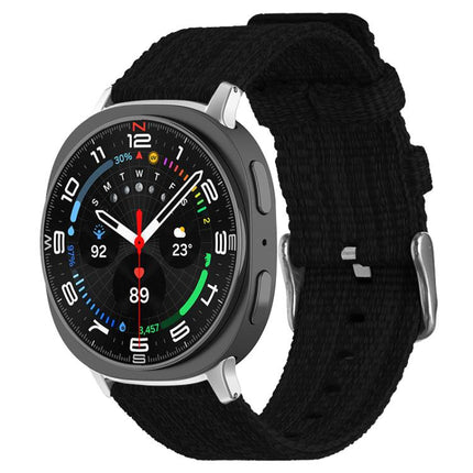 xDfind Nylon Canvas Watch Band, For Galaxy Watch Ultra2 2026 / 2025 / 1 2024, For Galaxy Watch9 / 8 / 8 Classic, For Samsung Galaxy Watch 7 / 6 / 5 / FE