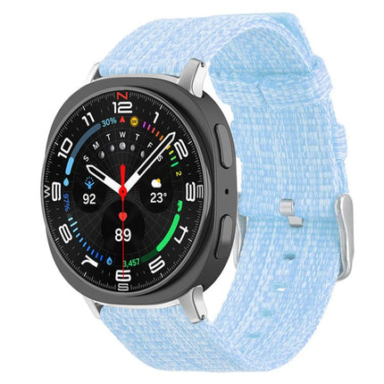 xDfind Nylon Canvas Watch Band, For Galaxy Watch Ultra2 2026 / 2025 / 1 2024, For Galaxy Watch9 / 8 / 8 Classic, For Samsung Galaxy Watch 7 / 6 / 5 / FE