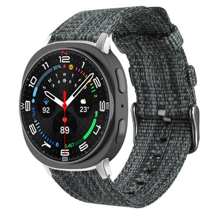 xDfind Nylon Canvas Watch Band, For Galaxy Watch Ultra2 2026 / 2025 / 1 2024, For Galaxy Watch9 / 8 / 8 Classic, For Samsung Galaxy Watch 7 / 6 / 5 / FE