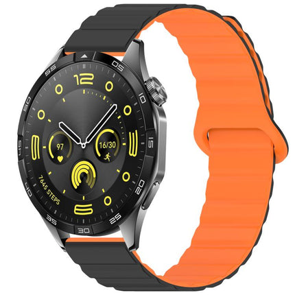 xDfind Loop Magnetic Glossy Silicone Watch Band, 22mm