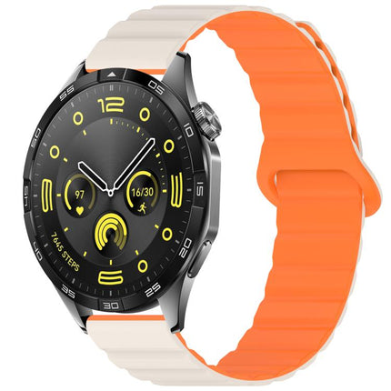 xDfind Loop Magnetic Glossy Silicone Watch Band, 22mm
