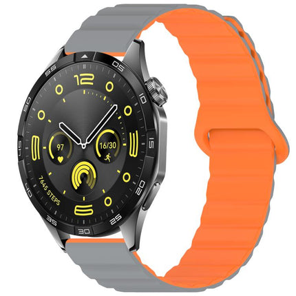 xDfind Loop Magnetic Glossy Silicone Watch Band, 22mm