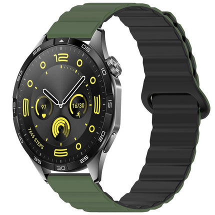 xDfind Loop Magnetic Glossy Silicone Watch Band, 22mm