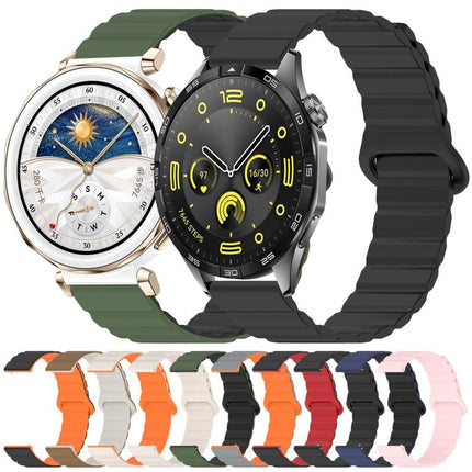 xDfind Loop Magnetic Glossy Silicone Watch Band, 18mm, 20mm