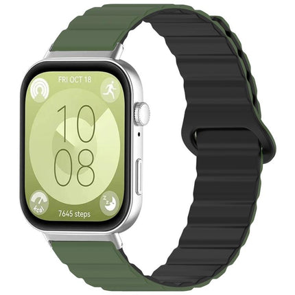 xDfind Loop Magnetic Glossy Silicone Watch Band, For Huawei Watch Fit4 Pro / Fit4 / Fit3