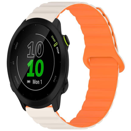 xDfind Loop Magnetic Glossy Silicone Watch Band, For Garmin Fenix 8/7X/6X/5X 26mm, For Garmin Fenix 8/7/6/5 22mm, For Garmin Fenix 8/7S/6S/5S 20mm, For Garmin Forerunner 45 / 45S / Swim 2, For Garmin Forerunner 35/30/35J