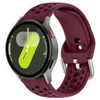 For Samsung Galaxy Watch 7 / 6 / 5 / FE / Wine Red