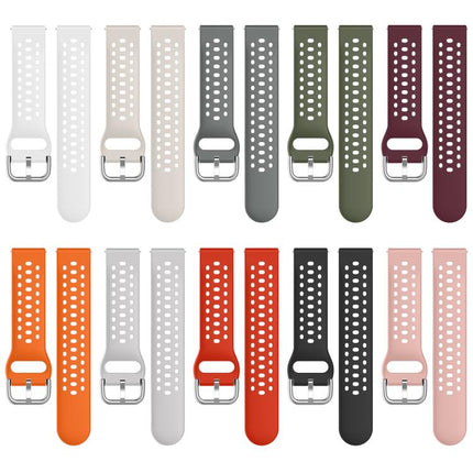 xDfind Silver Buckle Silicone Sport Watch Band, For Redmi Watch 3
