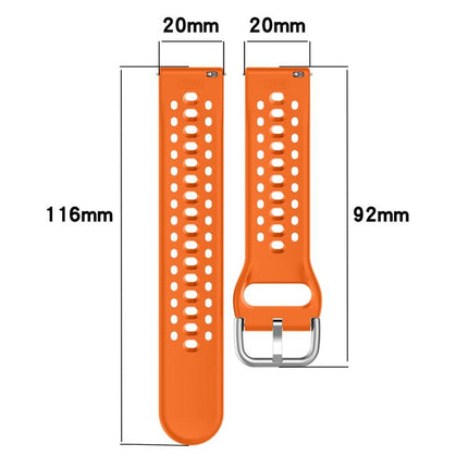 xDfind Silver Buckle Silicone Sport Watch Band, For Xiaomi Band 10 Pro / 9 Pro / Redmi Watch 6, For Redmi Watch 3 Active / Watch 3 Lite