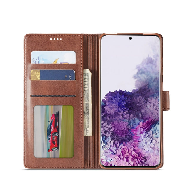 LC.IMEEKE Calf Texture Horizontal Flip Leather Case, with Holder & Card Slots & Wallet & Photo Frame, For Samsung Galaxy S20 FE 5G / S20 Lite