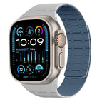 For Apple Watch 42 / 44 / 45 / 46 / 49mm / Grey + Blue