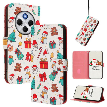 Christmas Series Buckle Leather Phone Case with Hand Strap, For Redmi 14C 4G / A4 5G / 14R 5G / A3 Pro, For Redmi K70 Ultra 5G, For Redmi A3 4G / A3x 4G, For Redmi 13C 4G / 5G / Xiaomi Poco C65 / M6