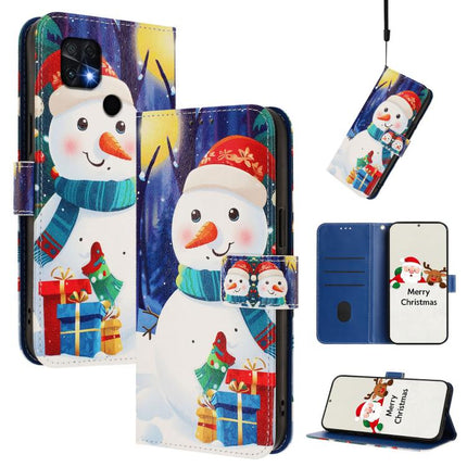 Christmas Series Buckle Leather Phone Case with Hand Strap, For Xiaomi 12 Pro / 12S Pro, For Xiaomi 12 5G / 12X 5G / 12S 5G, For Xiaomi 12 Lite, For Xiaomi Poco C40 / Redmi 10C