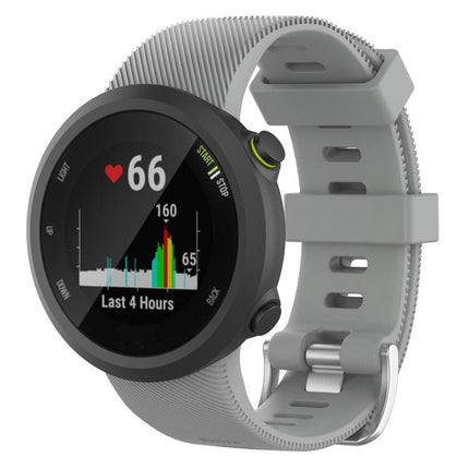 xDfind Twill Solid Color Silicone Watch Band, For Garmin Forerunner 45 / 45S / Swim 2