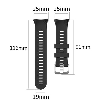 xDfind Twill Solid Color Silicone Watch Band, For Garmin Forerunner 45 / 45S / Swim 2
