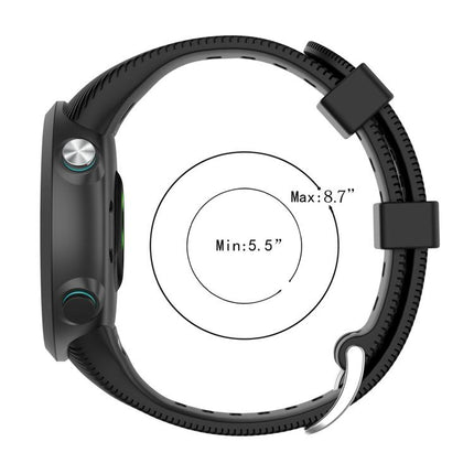 xDfind Twill Solid Color Silicone Watch Band, For Garmin Forerunner 45 / 45S / Swim 2