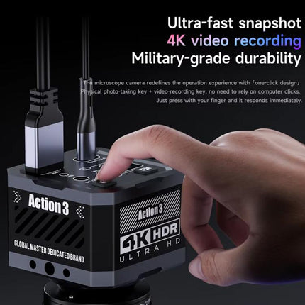 Mechanic Action3 HDMI / USB Thermal Imaging 4K HD Microscope Camera, EU Plug, US Plug