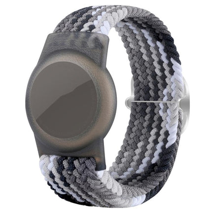 xDfind Adjustable Nylon Braided Watch Band Style Anti-lost Tracker Protective Cover, For AirTag 2nd Gen / AirTag 1st Gen