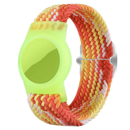 xDfind Adjustable Nylon Braided Watch Band Style Anti-lost Tracker Protective Cover, For AirTag 2nd Gen / AirTag 1st Gen