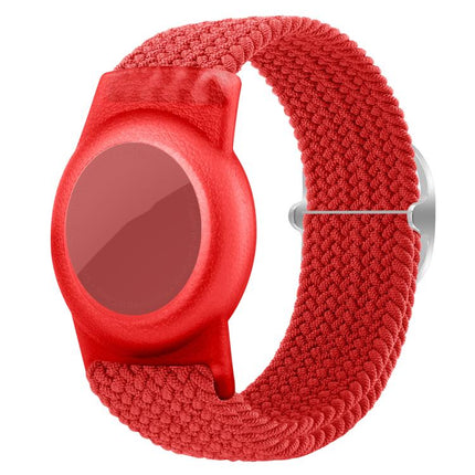 xDfind Adjustable Nylon Braided Watch Band Style Anti-lost Tracker Protective Cover, For AirTag 2nd Gen / AirTag 1st Gen