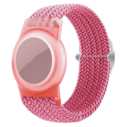xDfind Adjustable Nylon Braided Watch Band Style Anti-lost Tracker Protective Cover, For AirTag 2nd Gen / AirTag 1st Gen