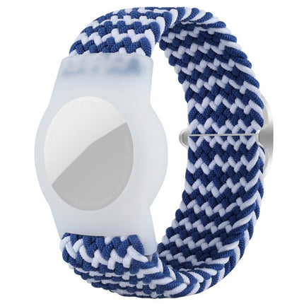 xDfind Adjustable Nylon Braided Watch Band Style Anti-lost Tracker Protective Cover, For AirTag 2nd Gen / AirTag 1st Gen