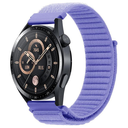 xDfind Wave Texture Nylon Hook and Loop Fastener Watch Band, 20mm, 22mm