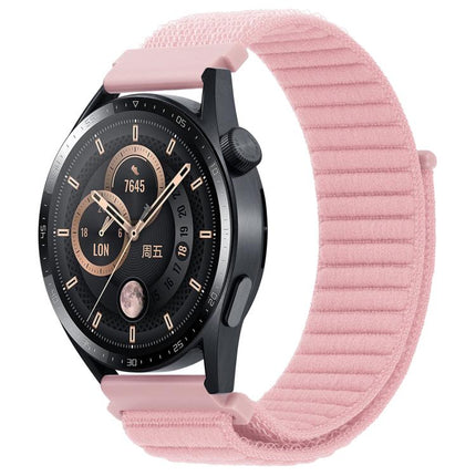 xDfind Wave Texture Nylon Hook and Loop Fastener Watch Band, 20mm, 22mm
