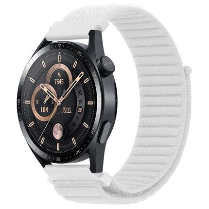 xDfind Wave Texture Nylon Hook and Loop Fastener Watch Band, 20mm, 22mm