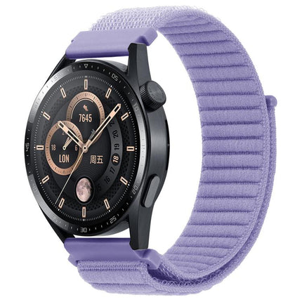 xDfind Wave Texture Nylon Hook and Loop Fastener Watch Band, 20mm, 22mm